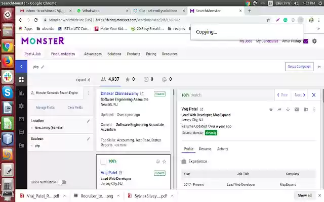 Recruiter Tool from Chrome web store to be run with OffiDocs Chromium online Recruiter Tool from Chrome web store to be run with OffiDocs Chromium online