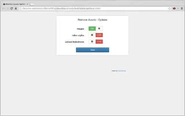 Remove Assets from Chrome web store to be run with OffiDocs Chromium online Remove Assets from Chrome web store to be run with OffiDocs Chromium online
