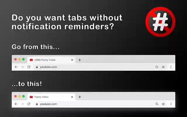Remove YouTube™ Tab Number from Chrome web store to be run with OffiDocs Chromium online Remove YouTube™ Tab Number from Chrome web store to be run with OffiDocs Chromium online
