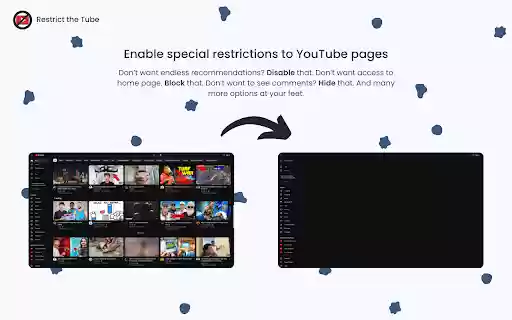 Restrict The Tube: Fight back against YouTube addiction from Chrome web store to be run with OffiDocs Chromium online Restrict The Tube: Fight back against YouTube addiction from Chrome web store to be run with OffiDocs Chromium online
