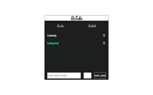 ReTube from Chrome web store to be run with OffiDocs Chromium online ReTube from Chrome web store to be run with OffiDocs Chromium online