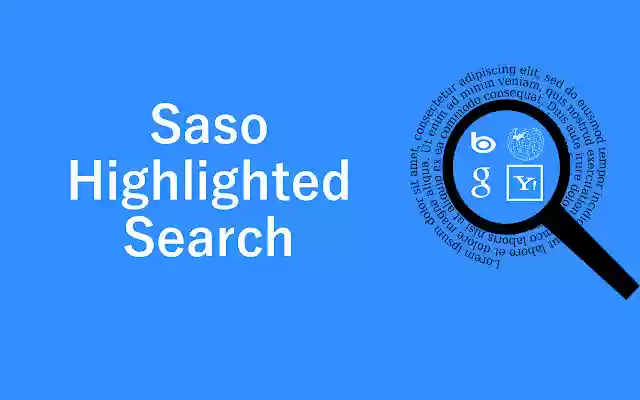 Saso Highlighted Search from Chrome web store to be run with OffiDocs Chromium online Saso Highlighted Search from Chrome web store to be run with OffiDocs Chromium online