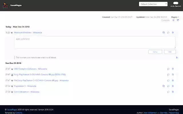 SavedPages from Chrome web store to be run with OffiDocs Chromium online SavedPages from Chrome web store to be run with OffiDocs Chromium online