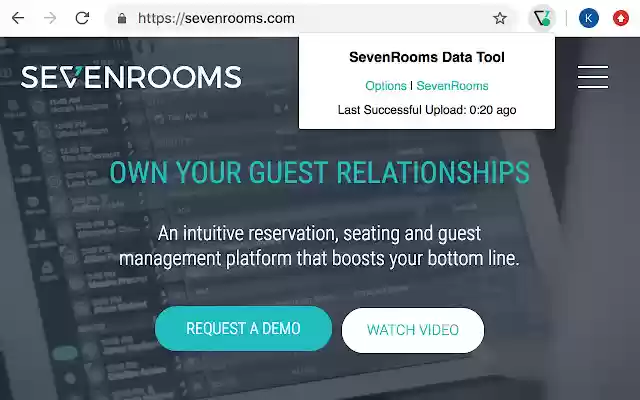 SevenRooms Data Tool from Chrome web store to be run with OffiDocs Chromium online SevenRooms Data Tool from Chrome web store to be run with OffiDocs Chromium online