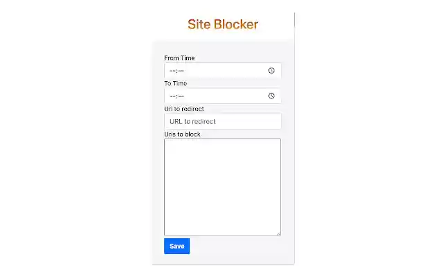 Sites Blocker Extension from Chrome web store to be run with OffiDocs Chromium online Sites Blocker Extension from Chrome web store to be run with OffiDocs Chromium online