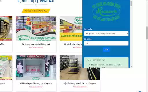 Siêu thị miền Nam Hanatech from Chrome web store to be run with OffiDocs Chromium online Siêu thị miền Nam Hanatech from Chrome web store to be run with OffiDocs Chromium online