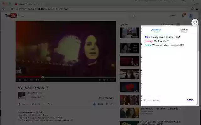 Something to Say Chat with your neighbour from Chrome web store to be run with OffiDocs Chromium online Something to Say Chat with your neighbour from Chrome web store to be run with OffiDocs Chromium online