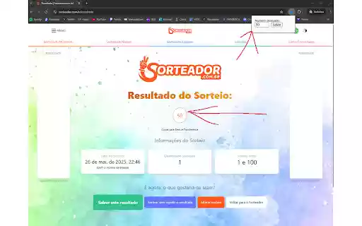 Sorteador Custom Pro from Chrome web store to be run with OffiDocs Chromium online Sorteador Custom Pro from Chrome web store to be run with OffiDocs Chromium online