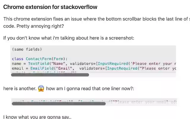 Stack Overflow Padding from Chrome web store to be run with OffiDocs Chromium online Stack Overflow Padding from Chrome web store to be run with OffiDocs Chromium online