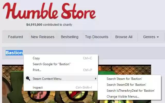 Steam Context Menu from Chrome web store to be run with OffiDocs Chromium online Steam Context Menu from Chrome web store to be run with OffiDocs Chromium online