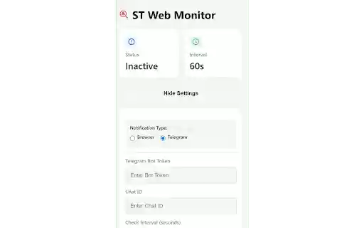 ST Web Monitor from Chrome web store to be run with OffiDocs Chromium online ST Web Monitor from Chrome web store to be run with OffiDocs Chromium online
