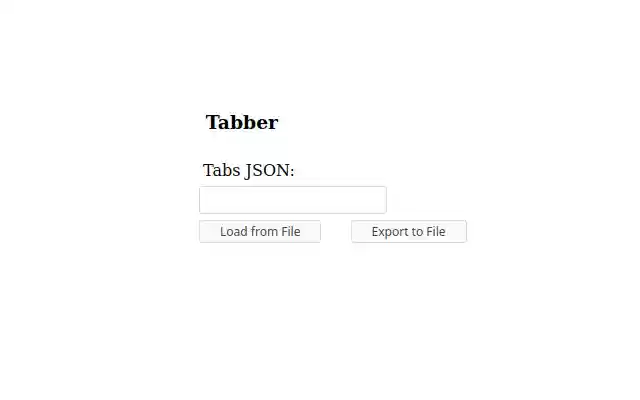 Tabber from Chrome web store to be run with OffiDocs Chromium online Tabber from Chrome web store to be run with OffiDocs Chromium online