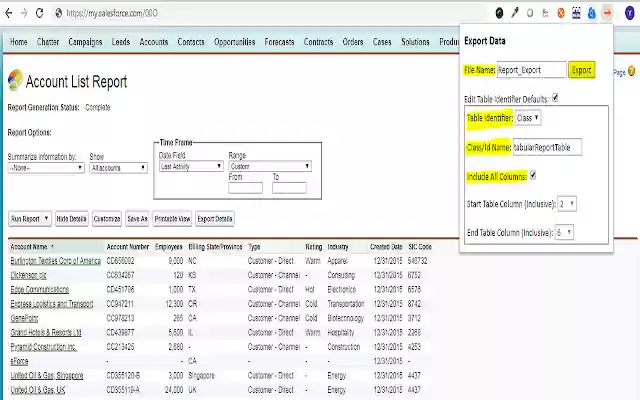 Table Data Export from Chrome web store to be run with OffiDocs Chromium online Table Data Export from Chrome web store to be run with OffiDocs Chromium online