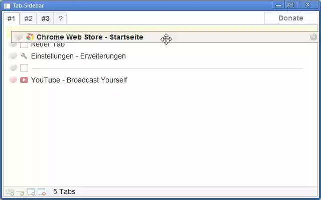 Tab Sidebar from Chrome web store to be run with OffiDocs Chromium online Tab Sidebar from Chrome web store to be run with OffiDocs Chromium online