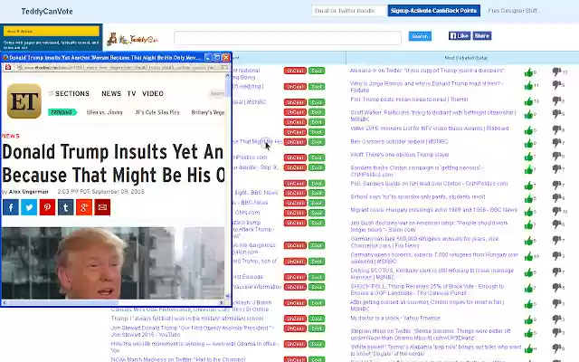Teddy Can Vote from Chrome web store to be run with OffiDocs Chromium online Teddy Can Vote from Chrome web store to be run with OffiDocs Chromium online