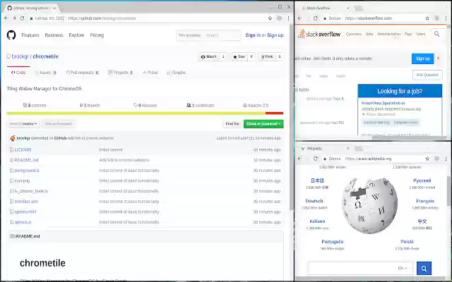 Tiling Window Manager for Chrome OS™ from Chrome web store to be run with OffiDocs Chromium online Tiling Window Manager for Chrome OS™ from Chrome web store to be run with OffiDocs Chromium online