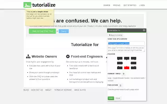 Tutorialize from Chrome web store to be run with OffiDocs Chromium online Tutorialize from Chrome web store to be run with OffiDocs Chromium online