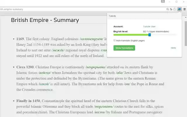 Tutorle from Chrome web store to be run with OffiDocs Chromium online Tutorle from Chrome web store to be run with OffiDocs Chromium online