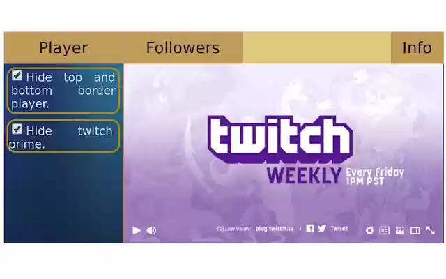 twitch setting(twutch) from Chrome web store to be run with OffiDocs Chromium online twitch setting(twutch) from Chrome web store to be run with OffiDocs Chromium online
