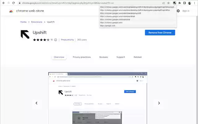 Upshift from Chrome web store to be run with OffiDocs Chromium online Upshift from Chrome web store to be run with OffiDocs Chromium online
