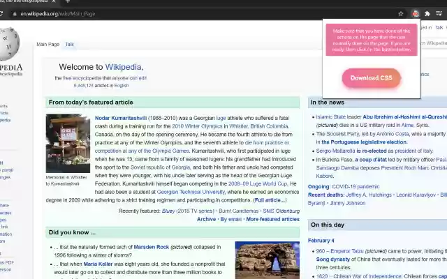 Used CSS from Chrome web store to be run with OffiDocs Chromium online Used CSS from Chrome web store to be run with OffiDocs Chromium online