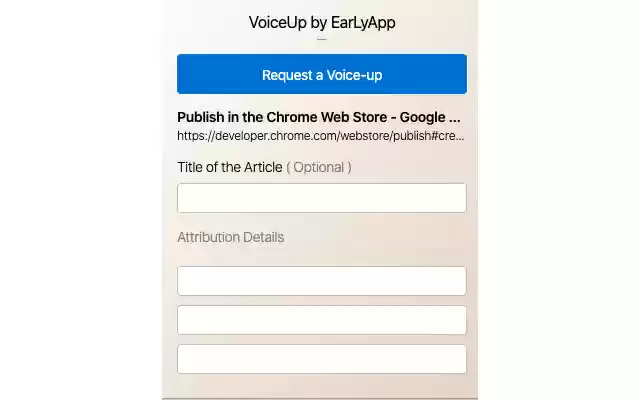 VoiceUp by EarLyApp from Chrome web store to be run with OffiDocs Chromium online VoiceUp by EarLyApp from Chrome web store to be run with OffiDocs Chromium online