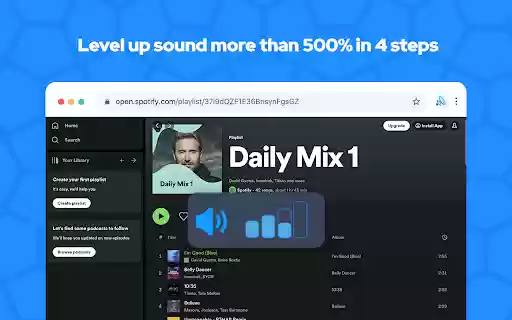 Volume Booster Sound Bass boost from Chrome web store to be run with OffiDocs Chromium online Volume Booster Sound Bass boost from Chrome web store to be run with OffiDocs Chromium online
