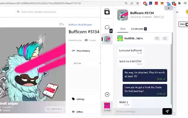 WalletChat from Chrome web store to be run with OffiDocs Chromium online WalletChat from Chrome web store to be run with OffiDocs Chromium online