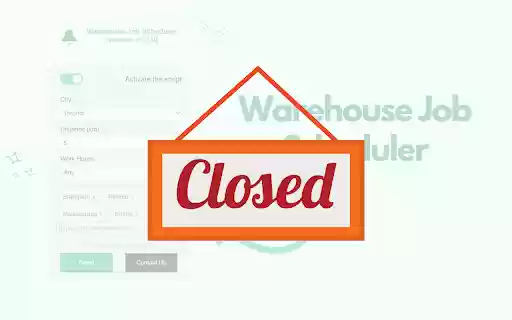 Warehouse Job Scheduler from Chrome web store to be run with OffiDocs Chromium online Warehouse Job Scheduler from Chrome web store to be run with OffiDocs Chromium online