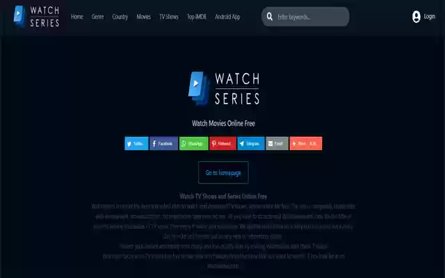 WATCH SERIES from Chrome web store to be run with OffiDocs Chromium online WATCH SERIES from Chrome web store to be run with OffiDocs Chromium online