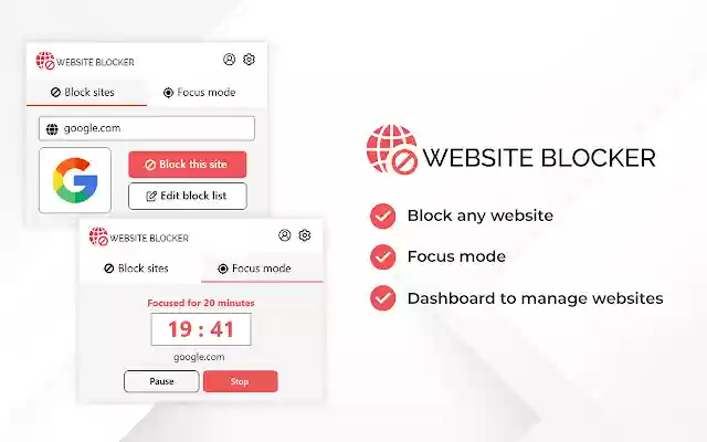 Website Blocker and Focus Mode from Chrome web store to be run with OffiDocs Chromium online Website Blocker and Focus Mode from Chrome web store to be run with OffiDocs Chromium online