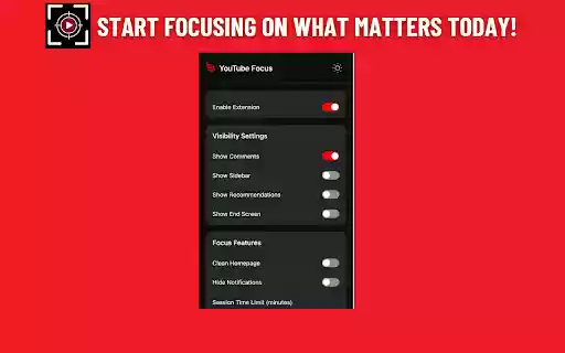 YouTube Focus Distraction Free Viewing from Chrome web store to be run with OffiDocs Chromium online YouTube Focus Distraction Free Viewing from Chrome web store to be run with OffiDocs Chromium online