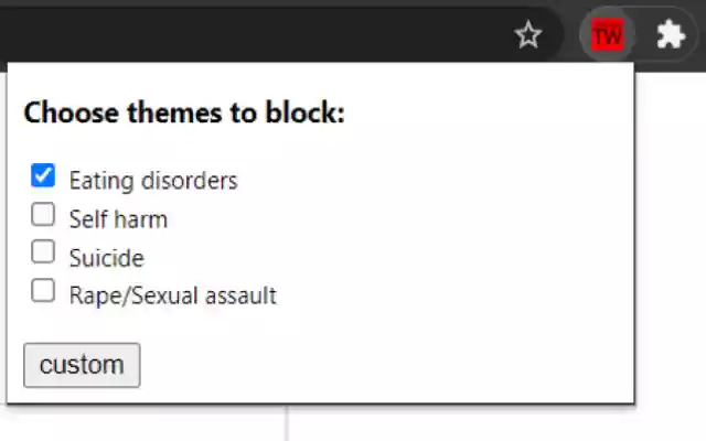 Youtube Trigger Warning from Chrome web store to be run with OffiDocs Chromium online Youtube Trigger Warning from Chrome web store to be run with OffiDocs Chromium online