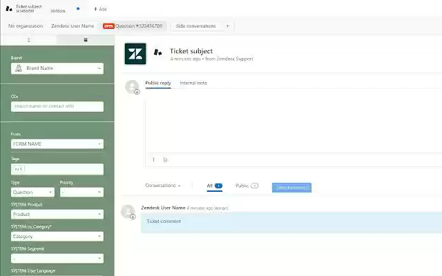 Zendesk UI modifier from Chrome web store to be run with OffiDocs Chromium online Zendesk UI modifier from Chrome web store to be run with OffiDocs Chromium online