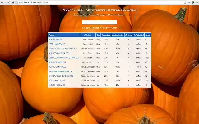 Zutaten zur Hand from Chrome web store to be run with OffiDocs Chromium online Zutaten zur Hand from Chrome web store to be run with OffiDocs Chromium online